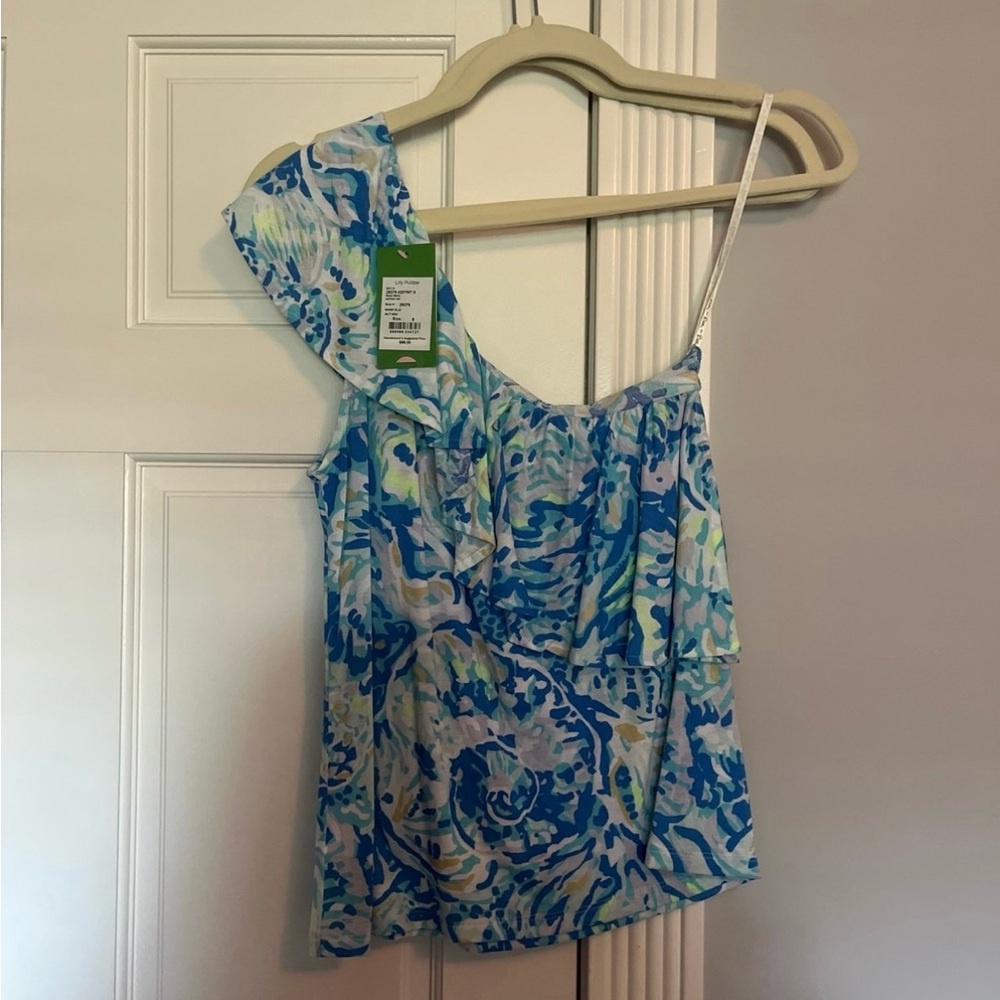 Lilly Pulitzer one shoulder top